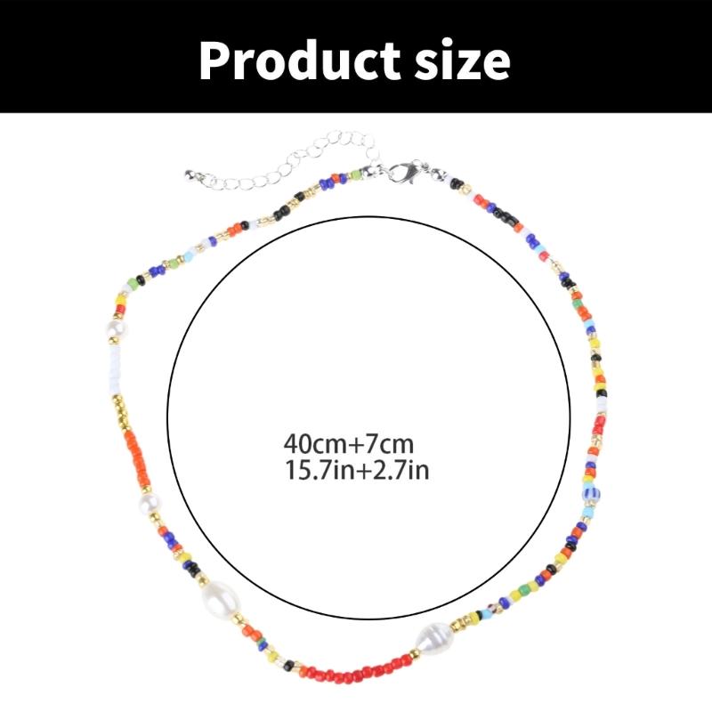 Multilayer Beaded Necklace Adjustable Length Necklace Beads Bracelet Fashion Jewelry Elegant Necklace for Stylish Outfit