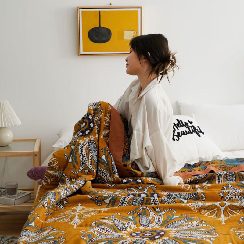 GPPNKC Summer Five-Layer Towel Blanket