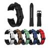 Official Same 20mm 22mm Silicone and Genuine Leather Wrist Watch Band 4 Straps for Samsung for Galaxy Watch4 Luxury Accessory