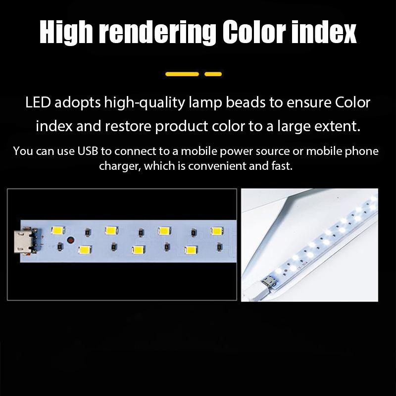 Photography LED Light Room Photo Studio Light Tent Soft Box Backdrops Photobox For DSLR Camera Phone, Portable Folding Lightbox