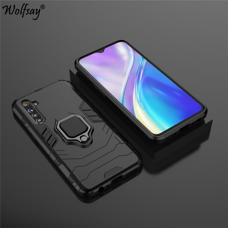 Armor Magnetic Suction Stand Phone Case For Oppo Realme 6 XT 730G K5 Realme X 2 X2 6 Pro Case For Oppo Realme X2 Pro Phone Cover