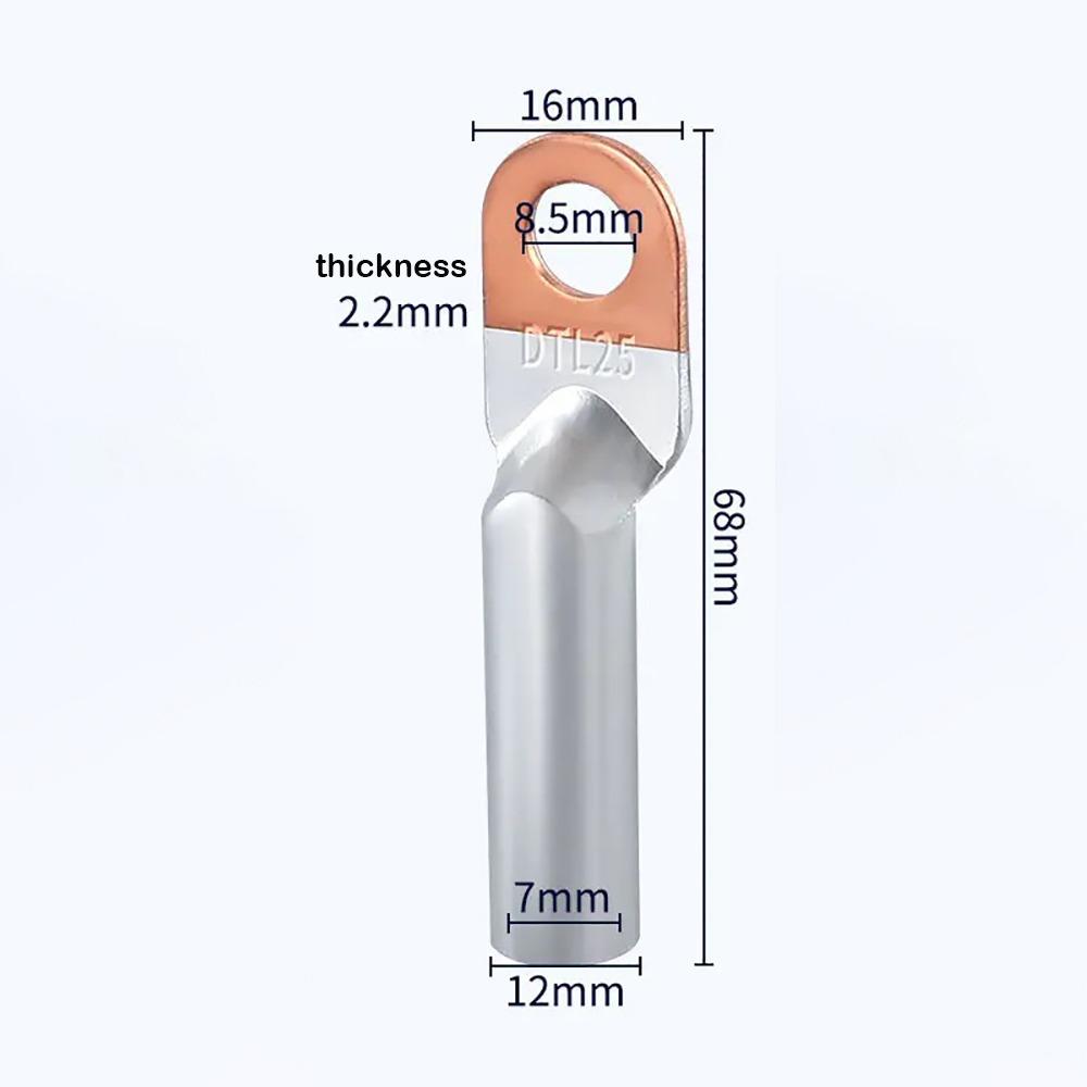 Small Cable Wire Connector Non-Insulated Terminal  Block Wire Joint Copper Connectors  Wire