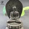 Antique Copper Shakyamuni Buddha Statue Brass Handmade Buddhism Sculpture Hindu Feng Shui Figurines Meditation Home Decorations