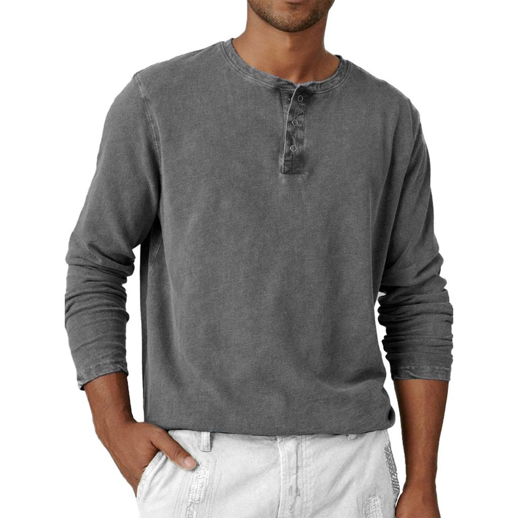 Men's Loose Casual Long-sleeved Lapel Zip-up Hoodie