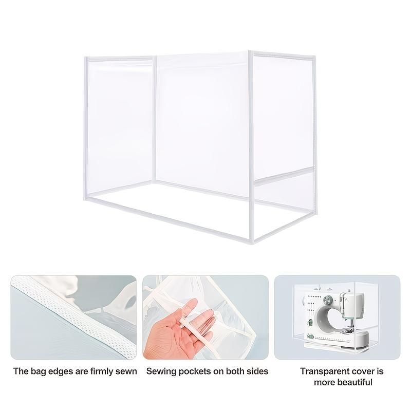 Sewing Machine Cover with Storage Pockets Dust Cover for Sewing Machine Sewing Machine Dust Cover Sewing Machine Cover (clear)