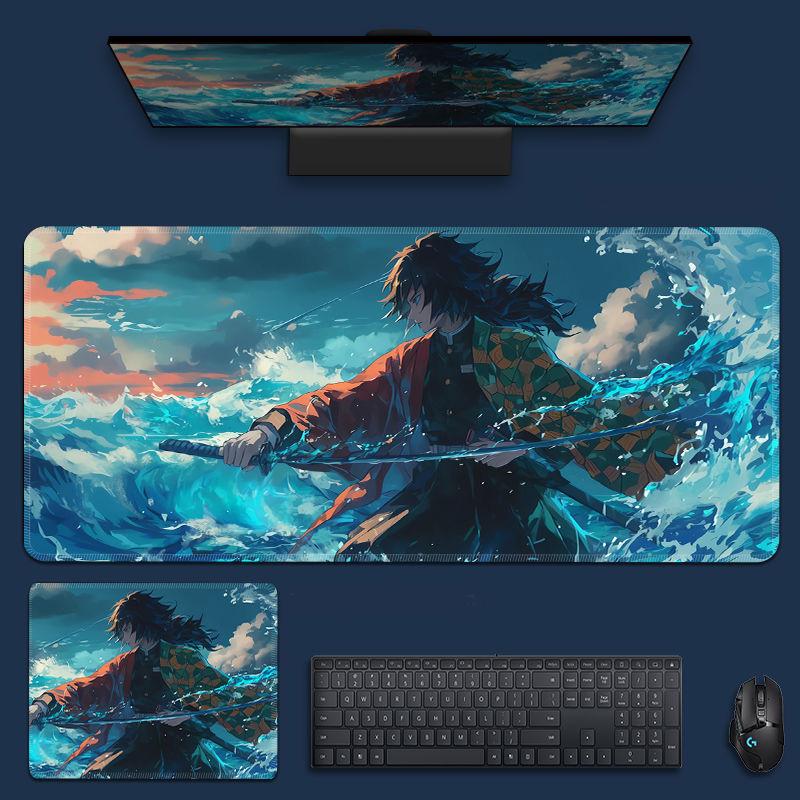 Demon Slayer Mouse Pad, Keyboard and Mouse Pad, Cheap, Exquisite, Gaming Equipment, Computer Equipment, Anime, Comics