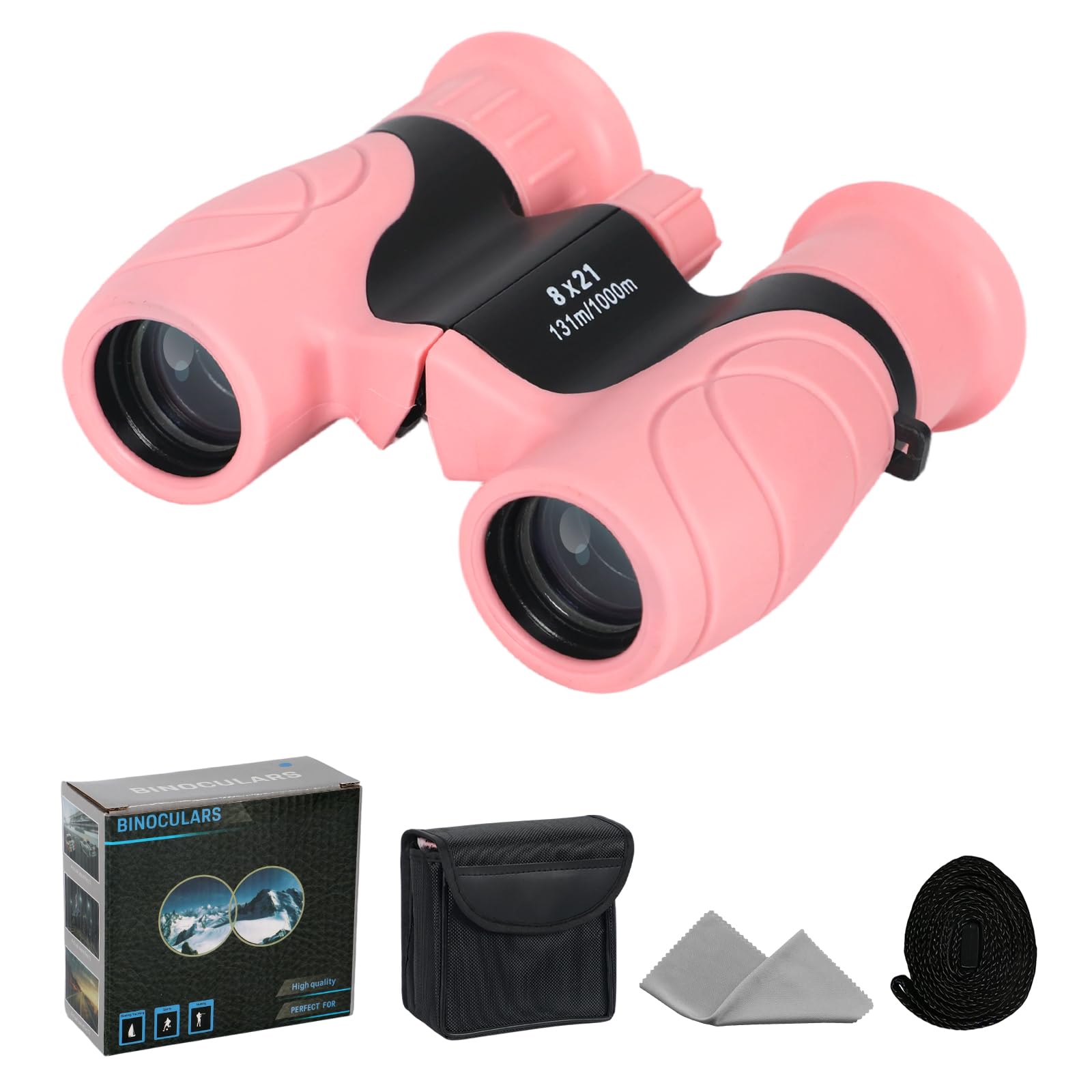 

HARUMAKI Live Opera High Image Astronomical Image Airsoft Olympus Concert Ski Smart Made in Theater Binoculars, Glasses, Children s Binoculars, рожевий