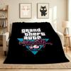 Gta Vice City Flannel Blanket Throw Blanket Soft Warm Sofa Bed Camping Home Decor Unique Christmas Gift C9211705