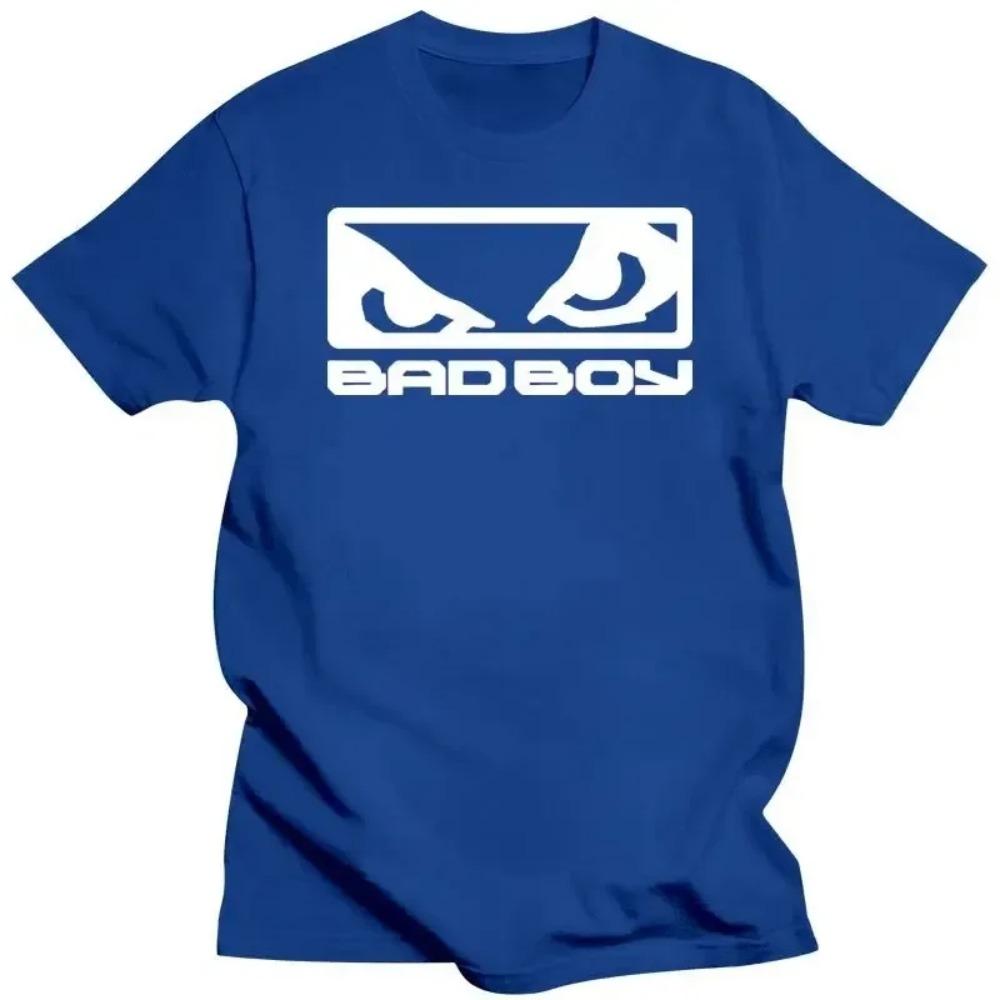 2024  Mens Clothing BadBoy Logo Black T-Shirt 100%  S-3XL T Shirt Summer Famous Clothing Adults Casual Tee Shirt