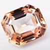 Morganite Shiny Golden Natural 10-11 Ct Asscher Cut Fabulous Certified Gemstone