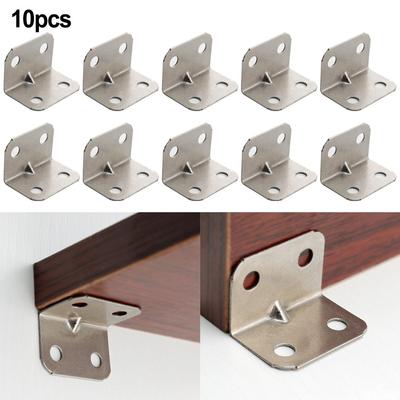 10pcs Corner Code 30*20mm Beds Brushed Corrosion Durable