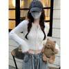 Women's High-Waist Mink Velvet Sweater - Soft, Furry, and Stylish for Autumn/Winter
