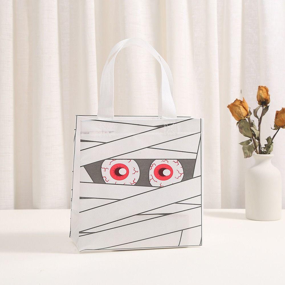Pumpkin Non-Woven Treat Bags Loot Bag Kids Gifts Bag Packaging Halloweens Candy Bag  Children