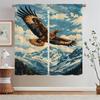 The Eagle Soars Bathroom Curtain Living Room Kitchen Curtains 2 Pieces Window Curtains Home Tulle In Kitchen Blinds Tentacles