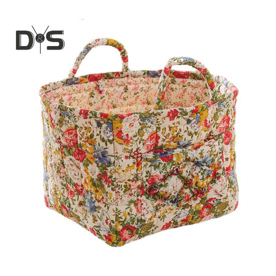 Корзина для хранения с ручками, большая вместимость, многофункциональная складная корзина для хранения из утолщенной ткани, органайзер для игрушек G