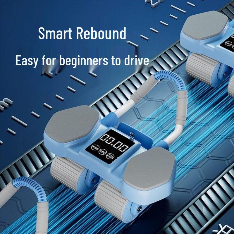 Smart Automatic Rebound 4-Wheel Abdominal Roller