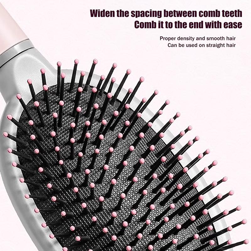 Detangling Hair Brush With Air Cushion, Anti-Static Styling Comb For Wigs & Curly Hair, Reduces Hair Loss & Boosts Root Volume