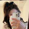 Korean Cute Pink Ribbon Bow Hairpin for Women Girls Vintage Bowknot Side Hairpin Head Top Clip Headdress Hair Accessories
