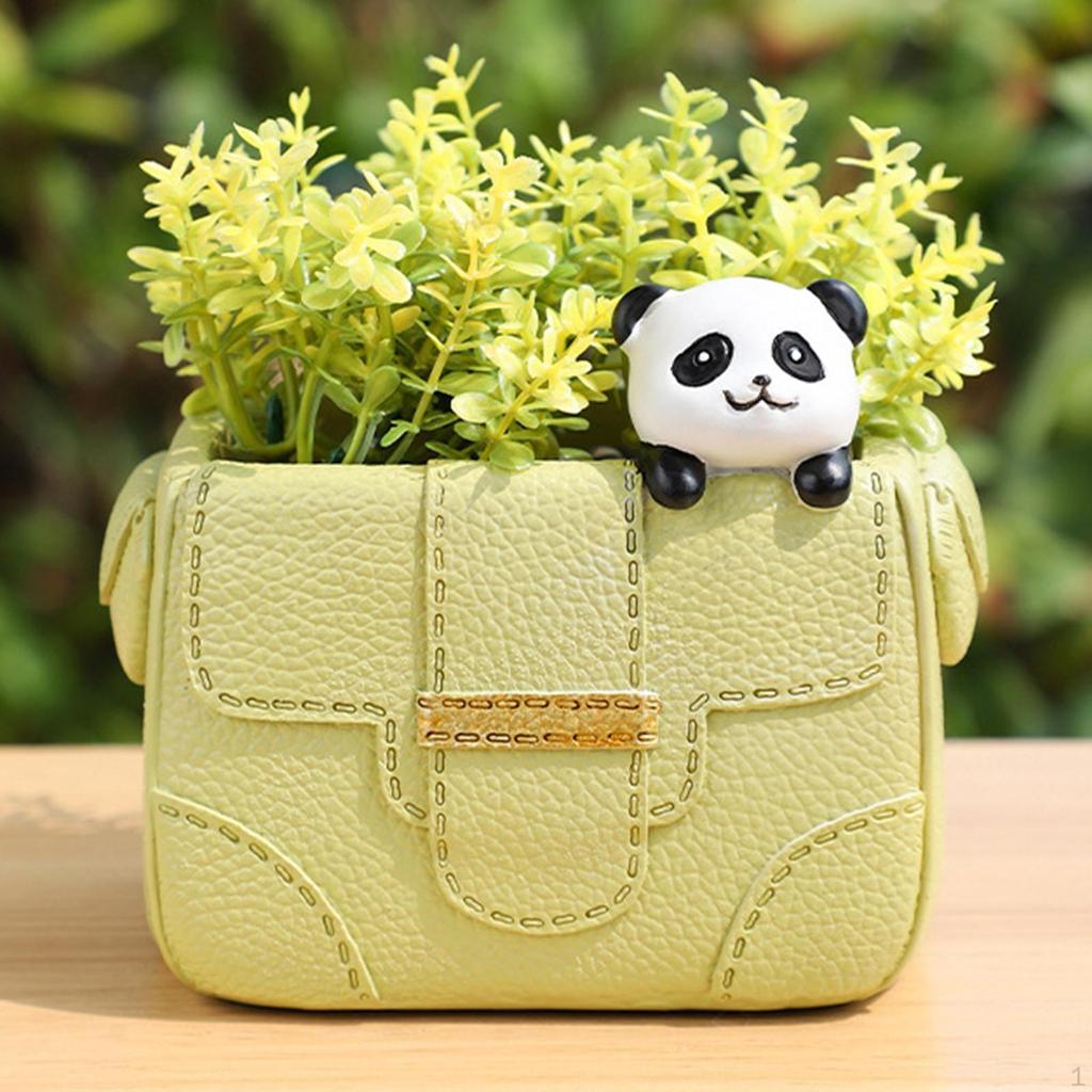 Bonsai Holder Container for Pothos Plants, Resin Pot Office And Outdoor Use