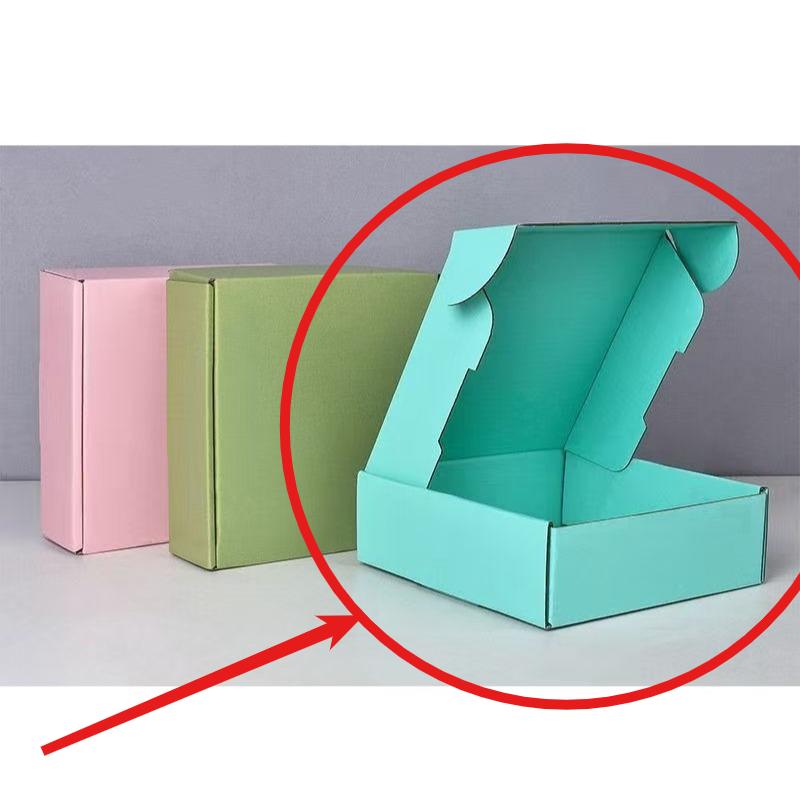 Подарочная упаковка для одежды Косметическая упаковка Картонная упаковка Трехслойный гофрокартон Толстая складная коробка Цветная упаковка Картонный кейс для экспресс-доставки Очень прочная квадратная упаковочная коробка 130*80*25mm