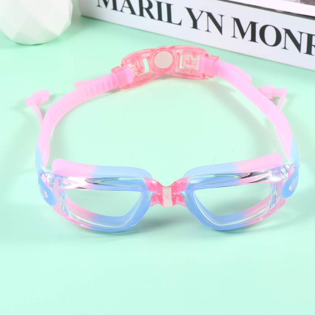 TOYMYTOY Swimming Goggles with Wide Field of Adjustable and Soft Silicone Cushion for and Underwater Use Kids' Anti-Fog View, Strap, Leak-Resistant,