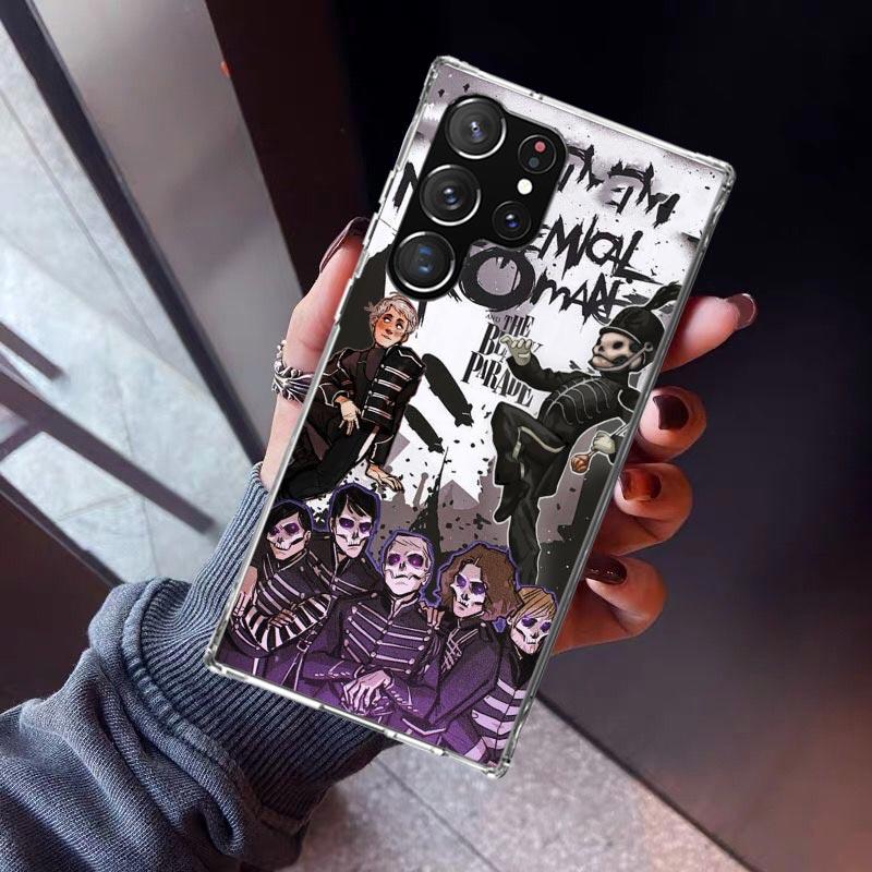 My Chemical Romance MCR Phone Case For Samsung Galaxy S23 S24 S25 Edge S26 Ultra S22 + S21 Plus S20 FE Cover Silicone Print Shel
