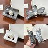 Multi-color Vintage Flower Hair Claw Clips With Elegant Pearl Detailing For Women