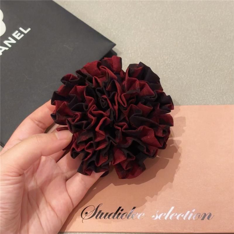 Premium Sense Elegant Retro Style Leopard Print Heavy Industry Hair Band Headband Hair Accessories Headflower Ponytail Rubber Band Hair Rope Women