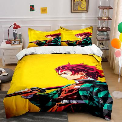 Red-haired Swordsman Design. Bedding Sets Duvet Cover Sets Duvet Covers Pillowcases(1 * Duvet Cover 2 * Pillowcases Without Duvet Insert)