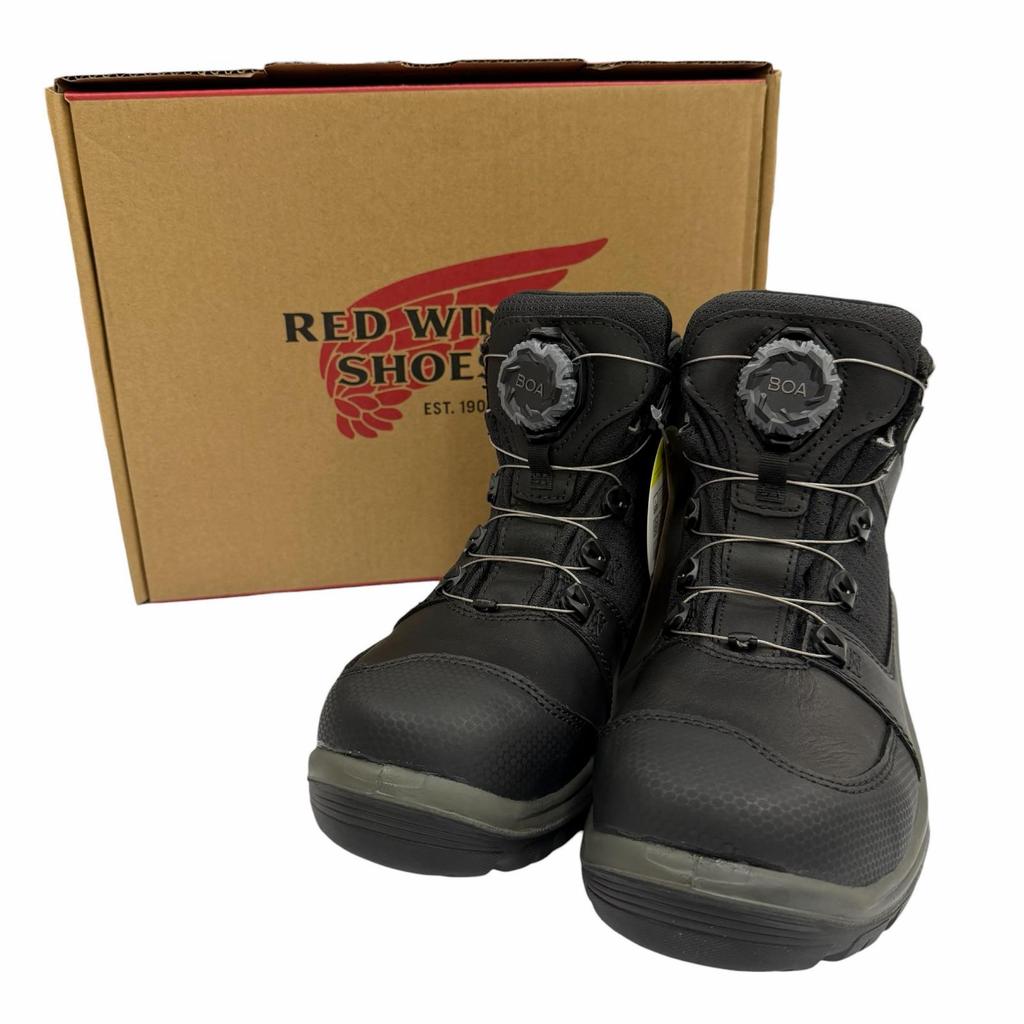 Pristine RED WING Boots Tradesman Black Leather Mens 26 6614 Used
