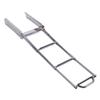 3 Step Boat Ladder Stainless Steel Under Platform Slide Mount Marine Telescoping Ladder for Pontoon Boat