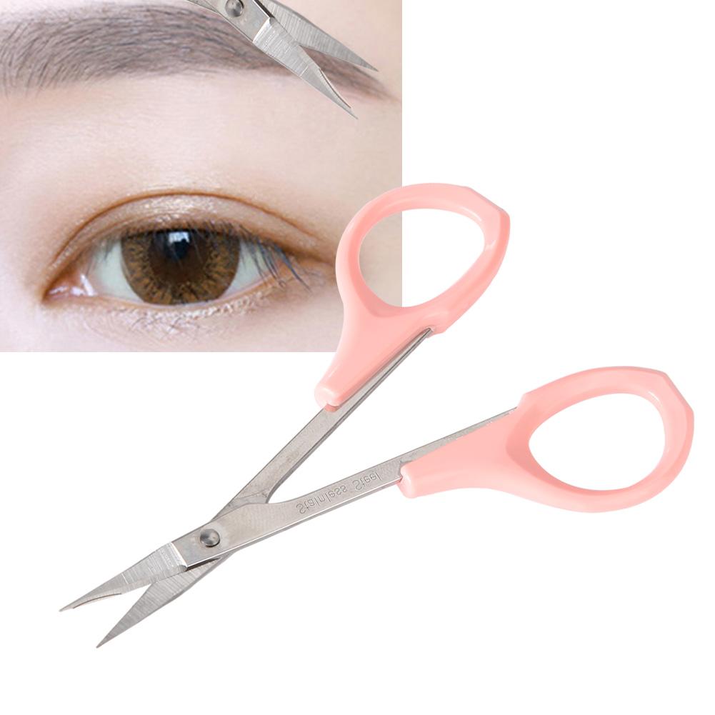 Stainless Steel Eyebrow Eyelashes Scissor Hair Trimming Beauty Makeup Tool AccessoryCA865