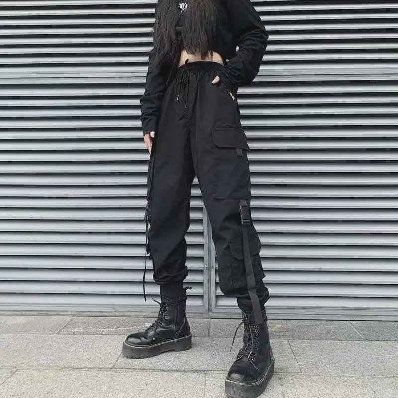 

Women s High Waist Slim-Fit Overalls, 2024 Spring/Autumn, BF Harajuku Style M