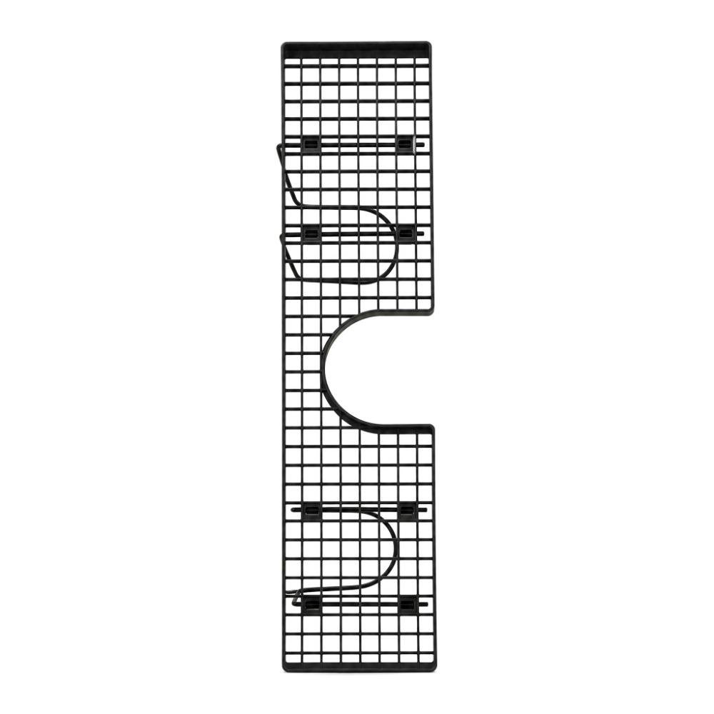 Universal Faucet Storage Shelf Mesh Countertop Organizer Bathroom Storage Rack Bathroom Sink чёрный