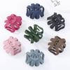 Pinzas para el pelo de pinza de cangrejo geométricas para mujeres y niñas Pinzas de cangrejo para el pelo de metal Forma de Luna Pinza para el pelo Pinza de pelo Color sólido Accesorios para el pelo de tamaño grande