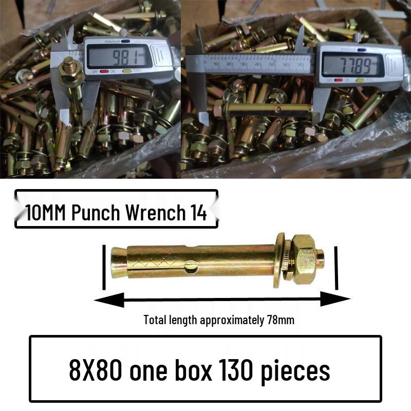 National Standard M6-M12 Expansion Bolts & Screws: Iron-plated, Galvanized, and Explosion Bolts