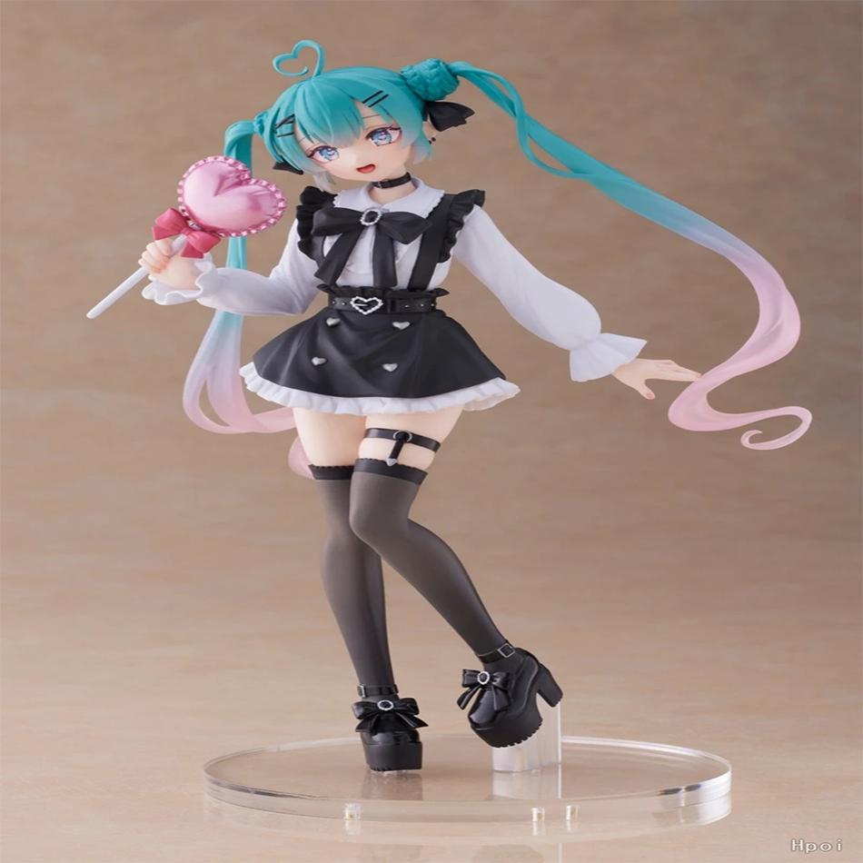 

18cm Sexy Girl Hatsune Miku Anime Figure Fashion Subclture Miku Action Figure Room Decorations PVC Collection Model Doll Toys