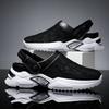 Men Summer Sandal Mesh Mules Breathable Padded Beach Flip Flops Shoes Solid Flat Bath Slippers Outside Men Slippers Zapato 39-47