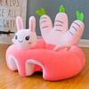 Baby Sofa Chair Cartoon Animals Baby Seat with Leg Holes Handles Non-Slip