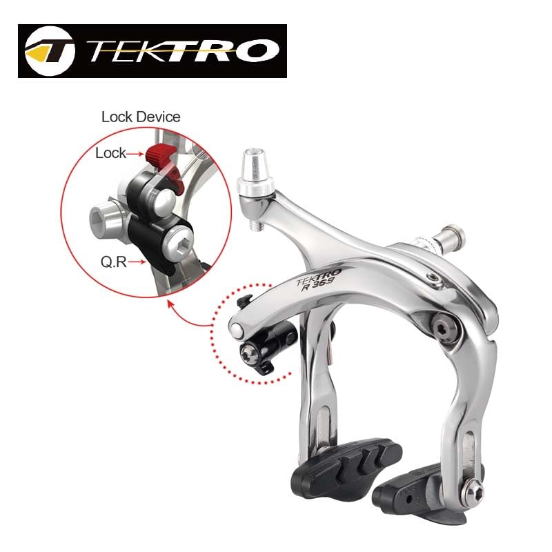 Tektro R369 Dual Pivot Large Brake Brake, Front, Silver