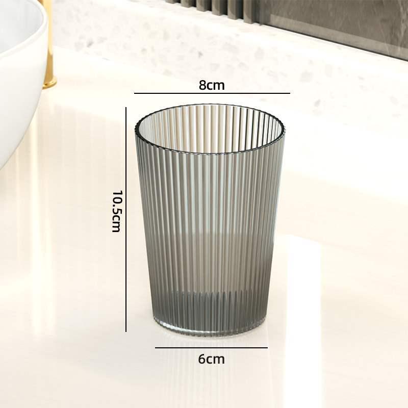 Elegant Toothbrush Holder Set: Couple Bathroom Tooth & Mouthwash Cups 301-400 ml