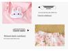 Sommer 2026 Niedliches Puppenkragen Kaninchen Blumen-Bubble-Hosen-Set für Kleinkind-Mädchen