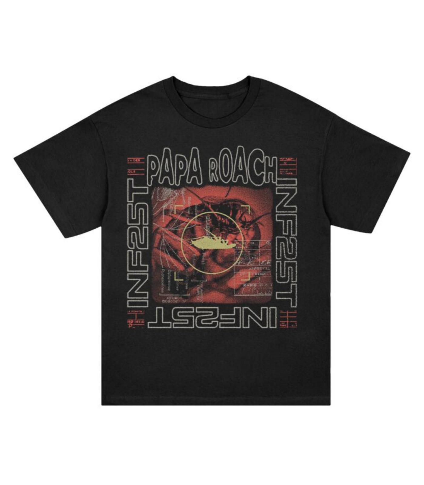 

Lab T-Shirt Mens Womens Tees Top black by Papa Roach Men Short Sleeve Round Neck 100% Cotton XL