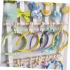 SKTMH Hair Accessory Wall Pocket for Hair Large Hair Hair Birthday Includes 30 Hooks Wall-Mounted Storage, Ties, Stylish, Space-Saving, Capacity,