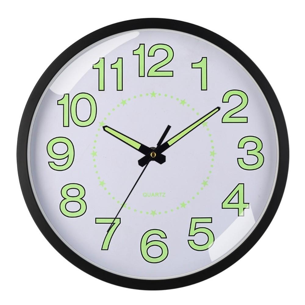 Non-Ticking Luminous Wall Clock Silent Wall Time Clock Minimalist Night Light Hanging Clock  Shops
