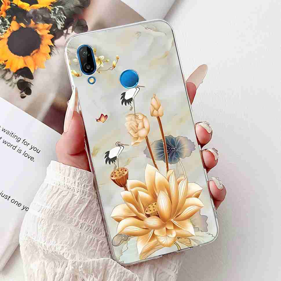Protective Cases For Huawei P20 Lite ANE-TL00 Case New Cartoon Cat Print Silicone TPU Cover For Huawei P20 Lite ANE-LX1 Shell