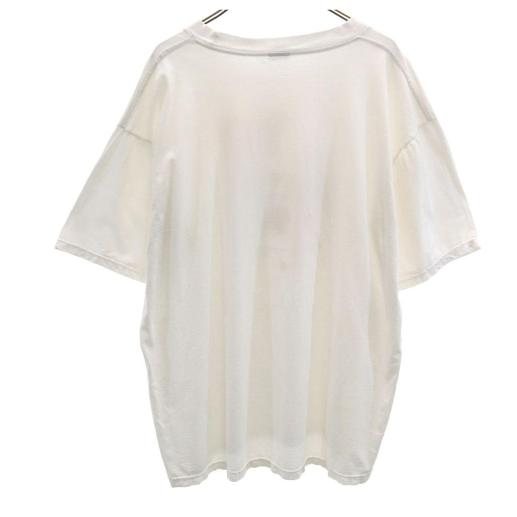 Funny Old Fisherman Short Sleeve T-shirt XXL White Biggs Men's Used