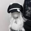 Grey Puppy Ear Hat Subculture Beret Female Cute Personality House Culture