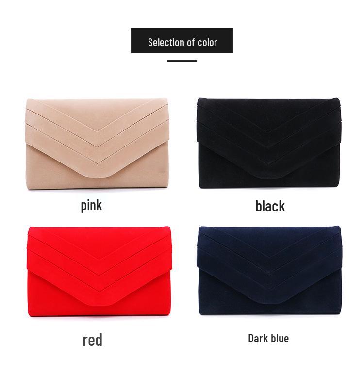 2024 Spring Collection Velvet Evening Clutch Bag