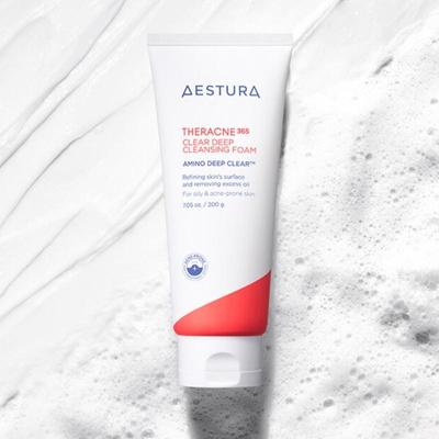 THERACNE 365 Clear Deep Cleansing Foam 200g, Hidratant, Kbeauty, cosmetice coreene, mostră